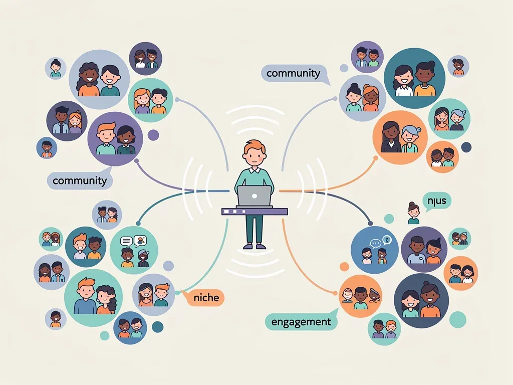 Niche community network, solo operator content delivery