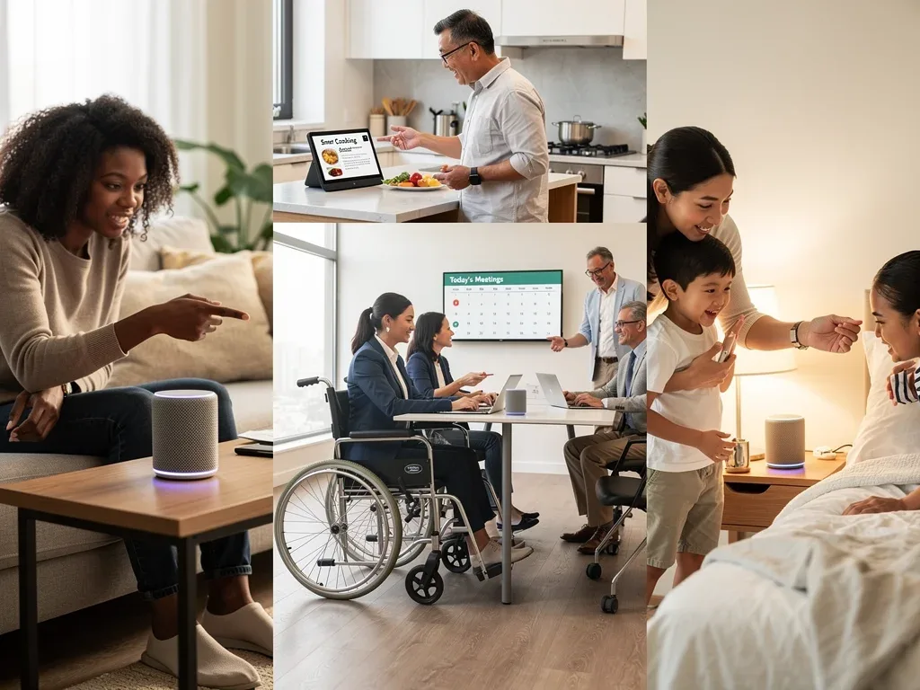 People using voice assistants and smart speakers for web browsing