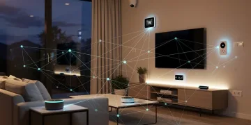 Smart home devices processing data locally with edge computing, reducing bandwidth