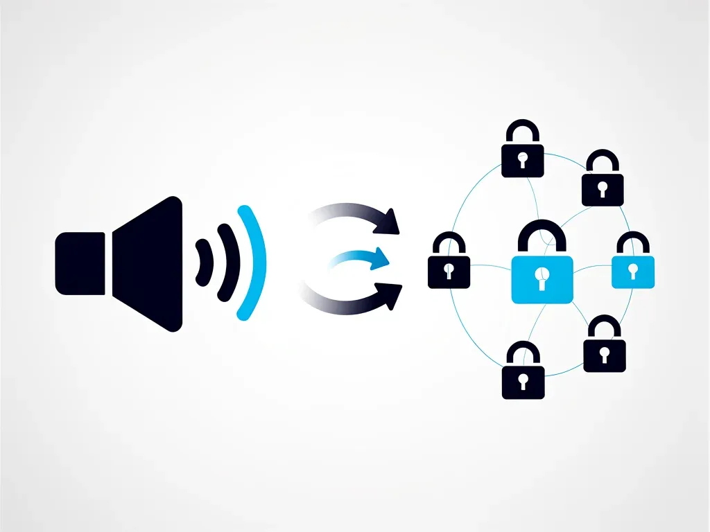 Graphic depicting migration from public social media to private encrypted groups.