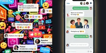 Illustration of declining public influencer trust versus rising private chat engagement
