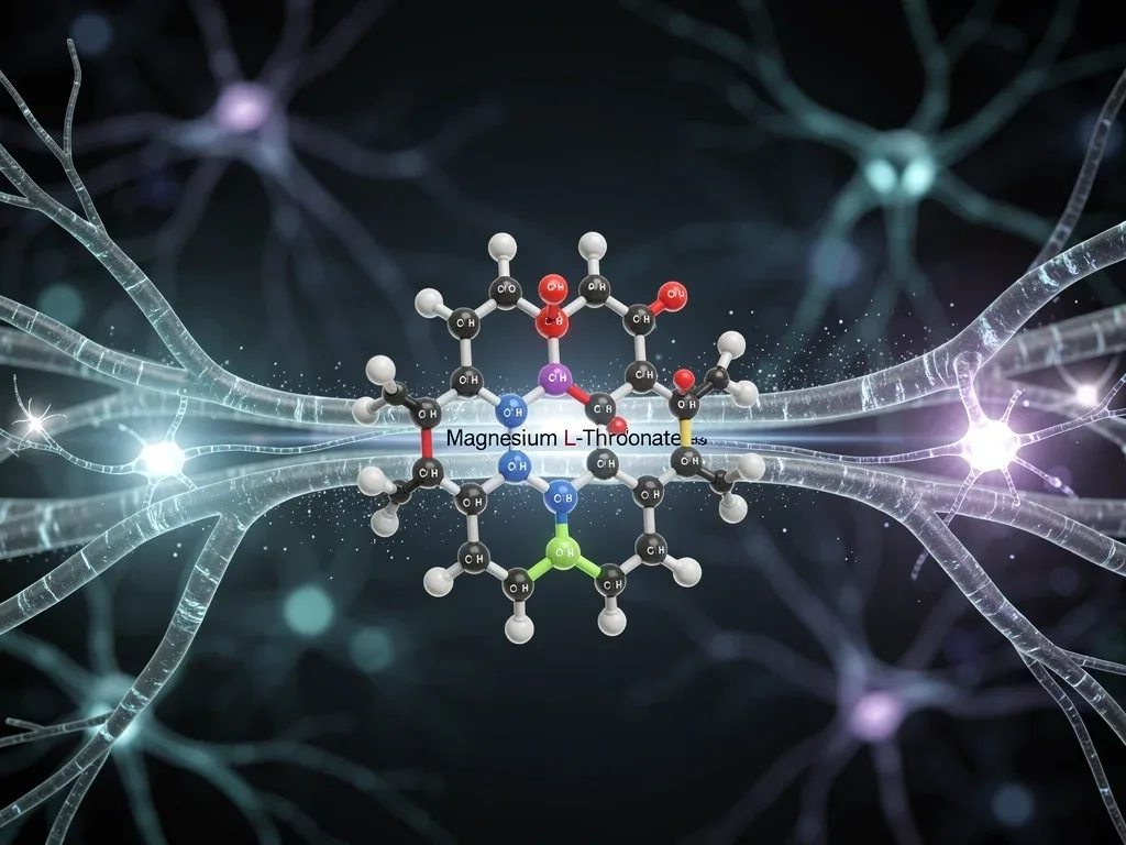 Molecular structure of Magnesium L-Threonate and its impact on brain cells