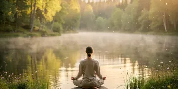 Serene natural setting for digital detox retreat